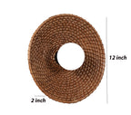 Rattan Wall Lamp for Bathroom | Cane Wall Light - Sanya