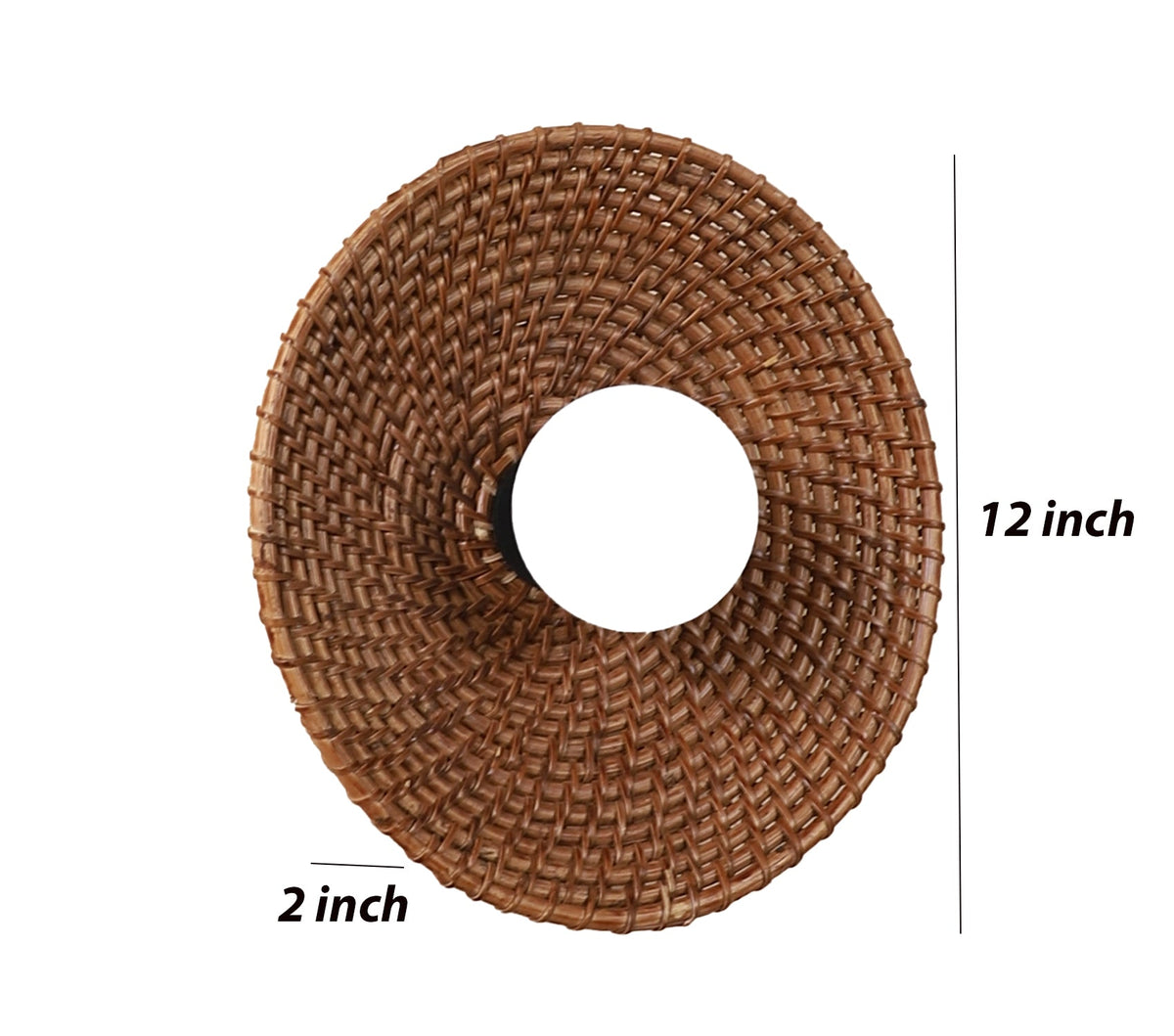 Rattan Wall Lamp for Bathroom | Cane Wall Light - Sanya