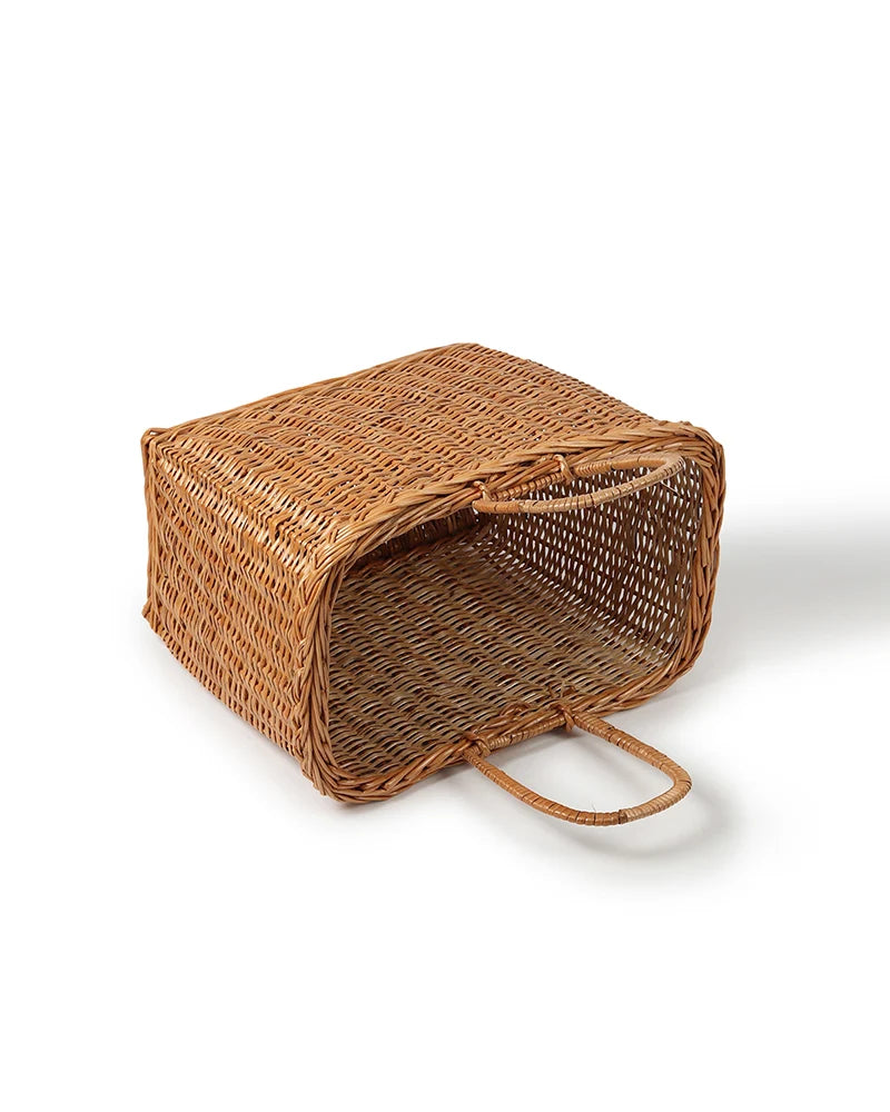 Artisan Wicker Picnic Basket for Family Outings, Lunch & Travel Adventures — Canewoven