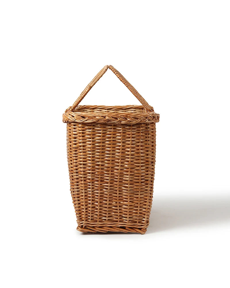 Artisan Wicker Picnic Basket for Family Outings, Lunch & Travel Adventures — Canewoven