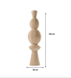 Handmade Form & Fiber Floor Lamp | Handwoven Rattan Wicker Floor Lamp | Eco-Chic Standing Light | Modern Boho Style for Living Space | Eco-Friendly Artisan Décor | Rustic Home Décor Lighting with Natural Finish | Dia(40*160 cm)