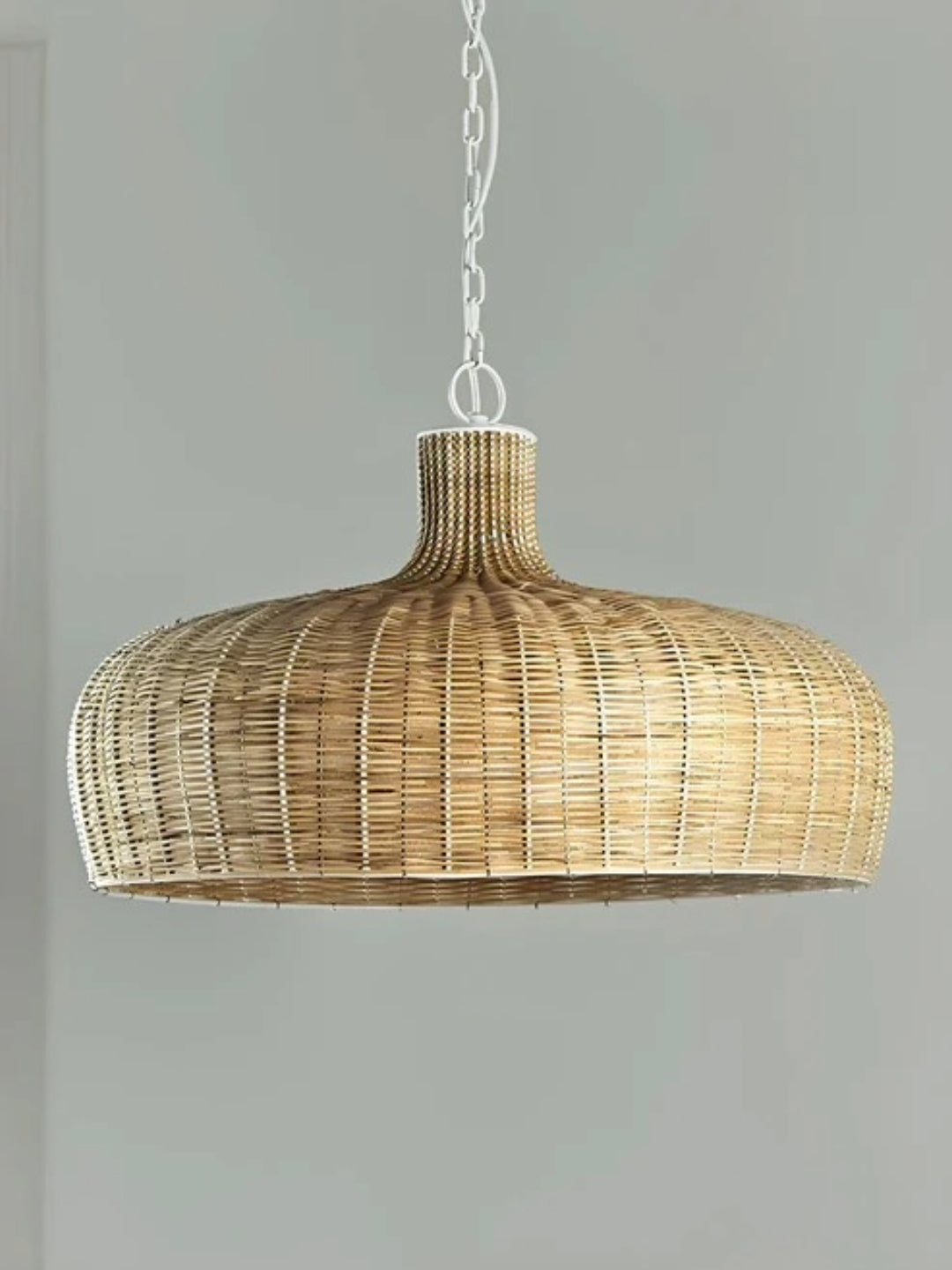 Bamboo Hanging Lamp for Living Room | Rattan Pendant Light - Taara