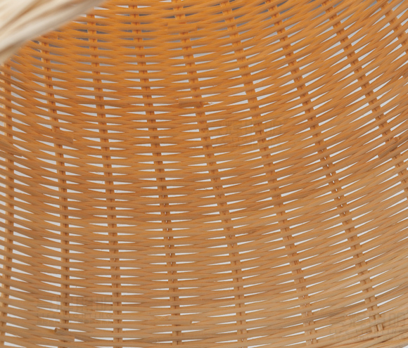 Golden Bell Handcrafted Rattan Lamp Shade – Stylish Cane Pendant Light – Perfect for Bohemian and Contemporary Home Décor