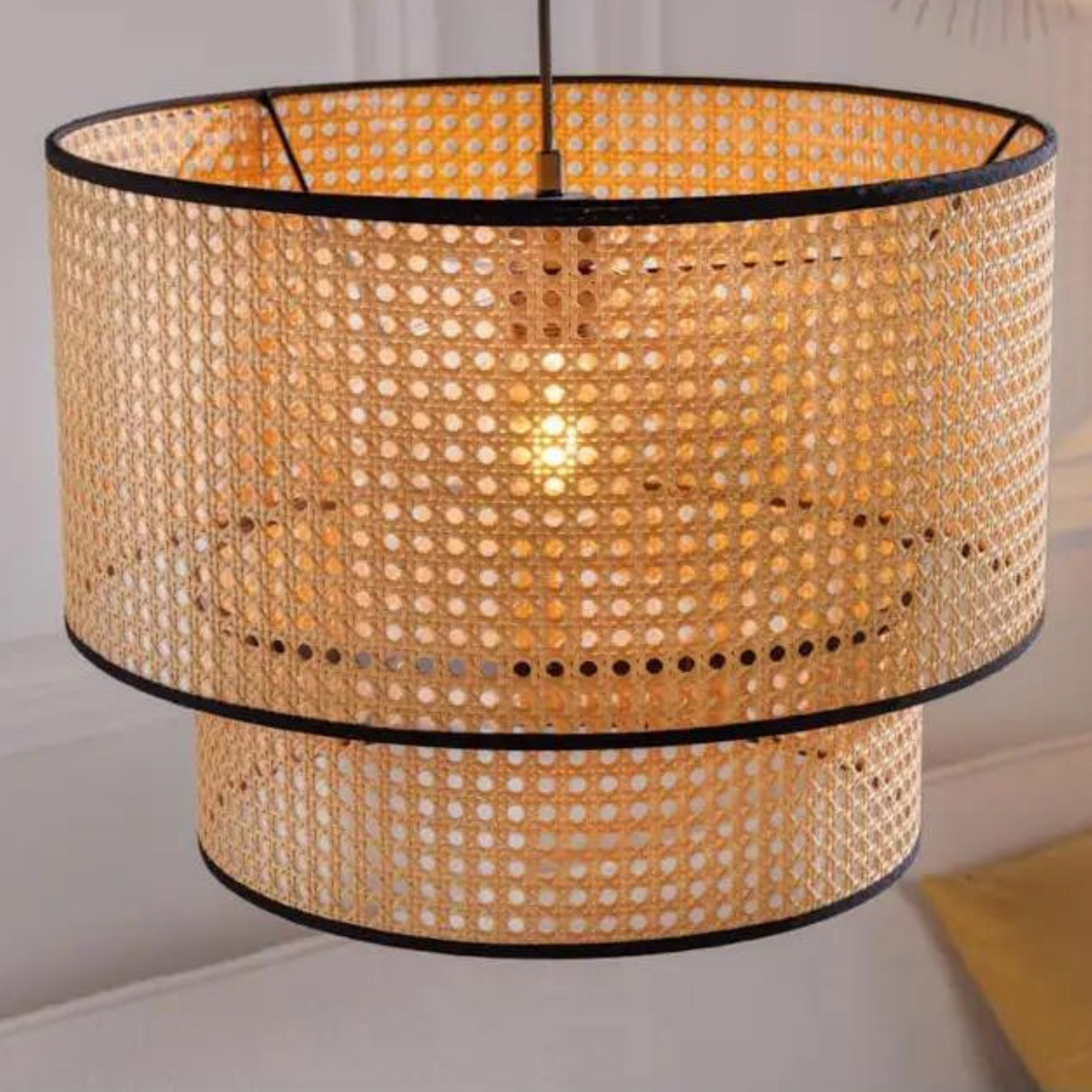 Cane Webbing Pendant Lamp – LP-24