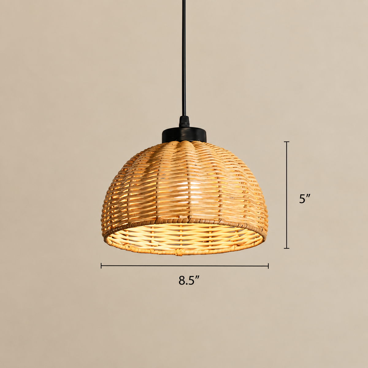 Coco Pendant Lamp — Canewoven