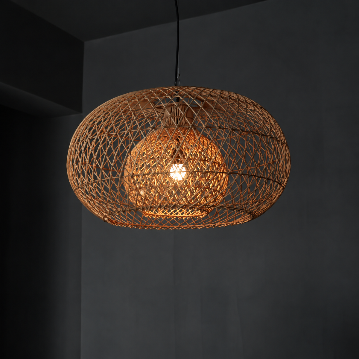 Cosmo Pendant Light — Canewoven