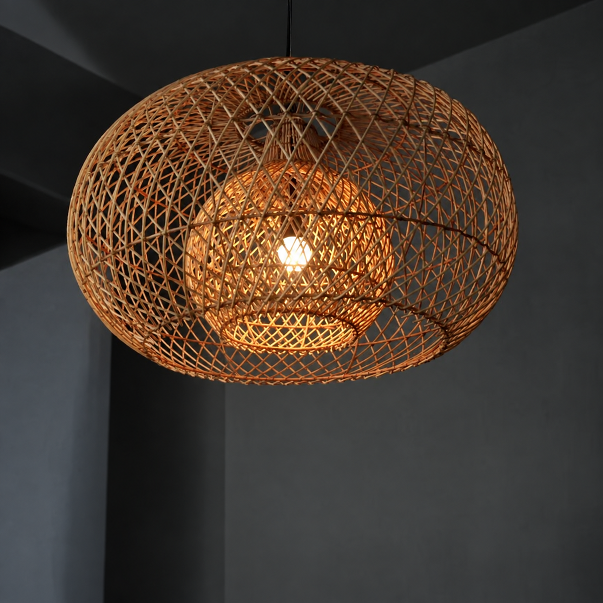 Cosmo Pendant Light — Canewoven