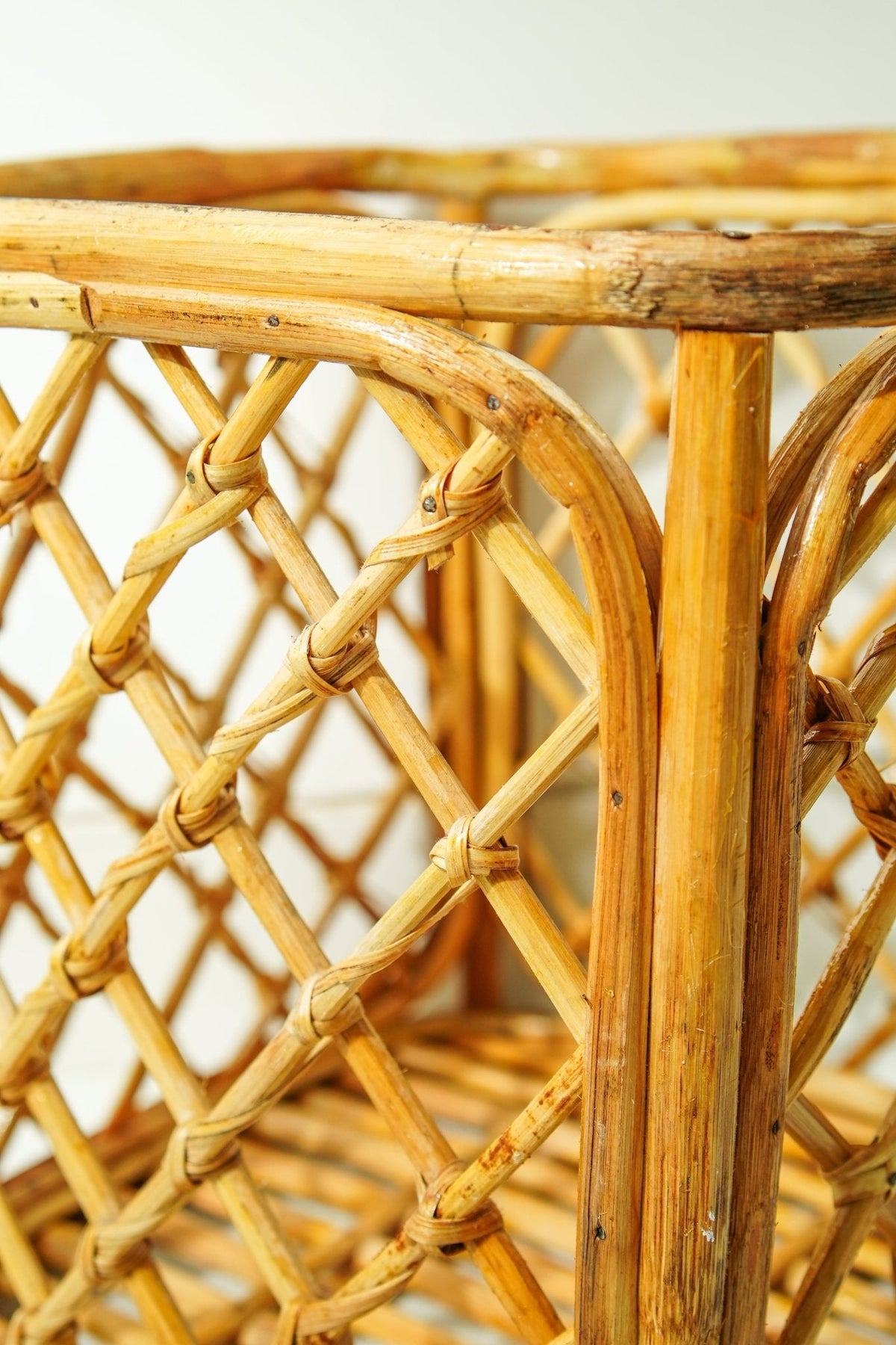 Woven Rattan Laundry Basket