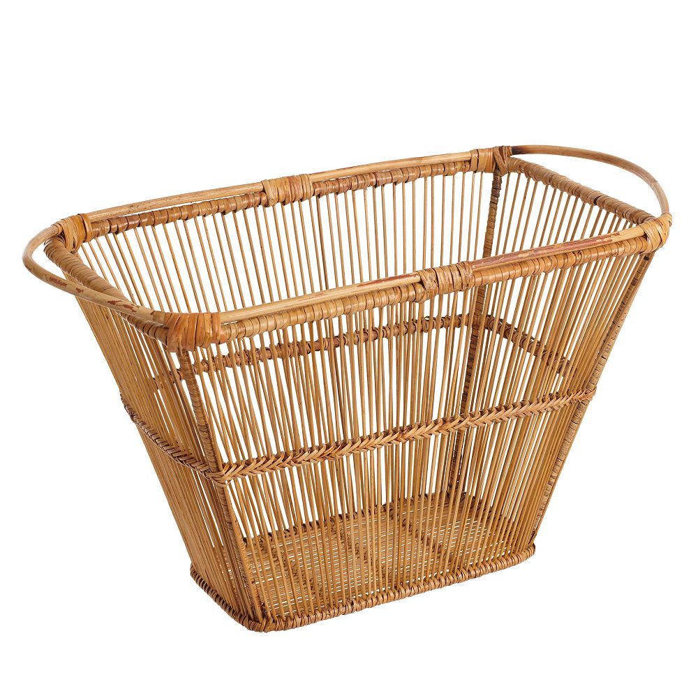 Handwoven Rattan Storage Basket – Natural