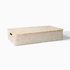 Handwoven Rattan Underbed Storage Basket