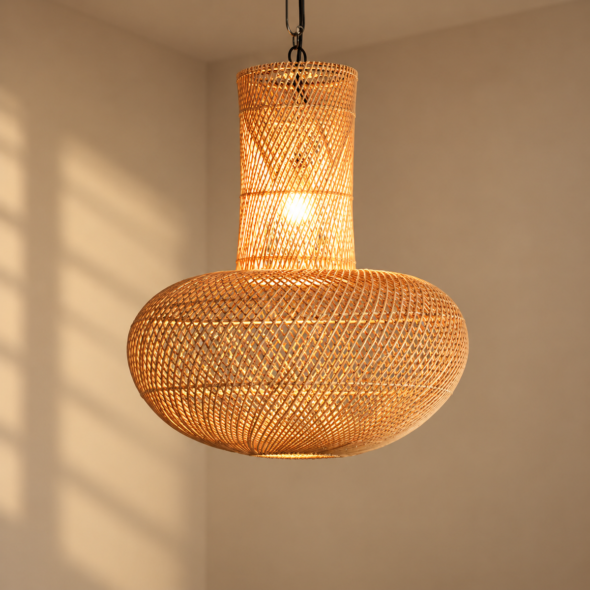 Mushy Mush Pendant Light — Canewoven