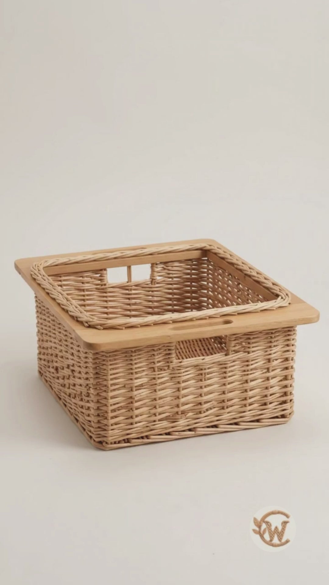 Wicker Basket for Modular Kitchen 20 x 20 Inch