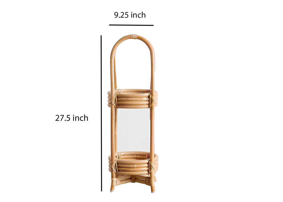 Rattan Plant Pots | Cane Flower Pots | Bamboo Planter - Standing — Canewoven