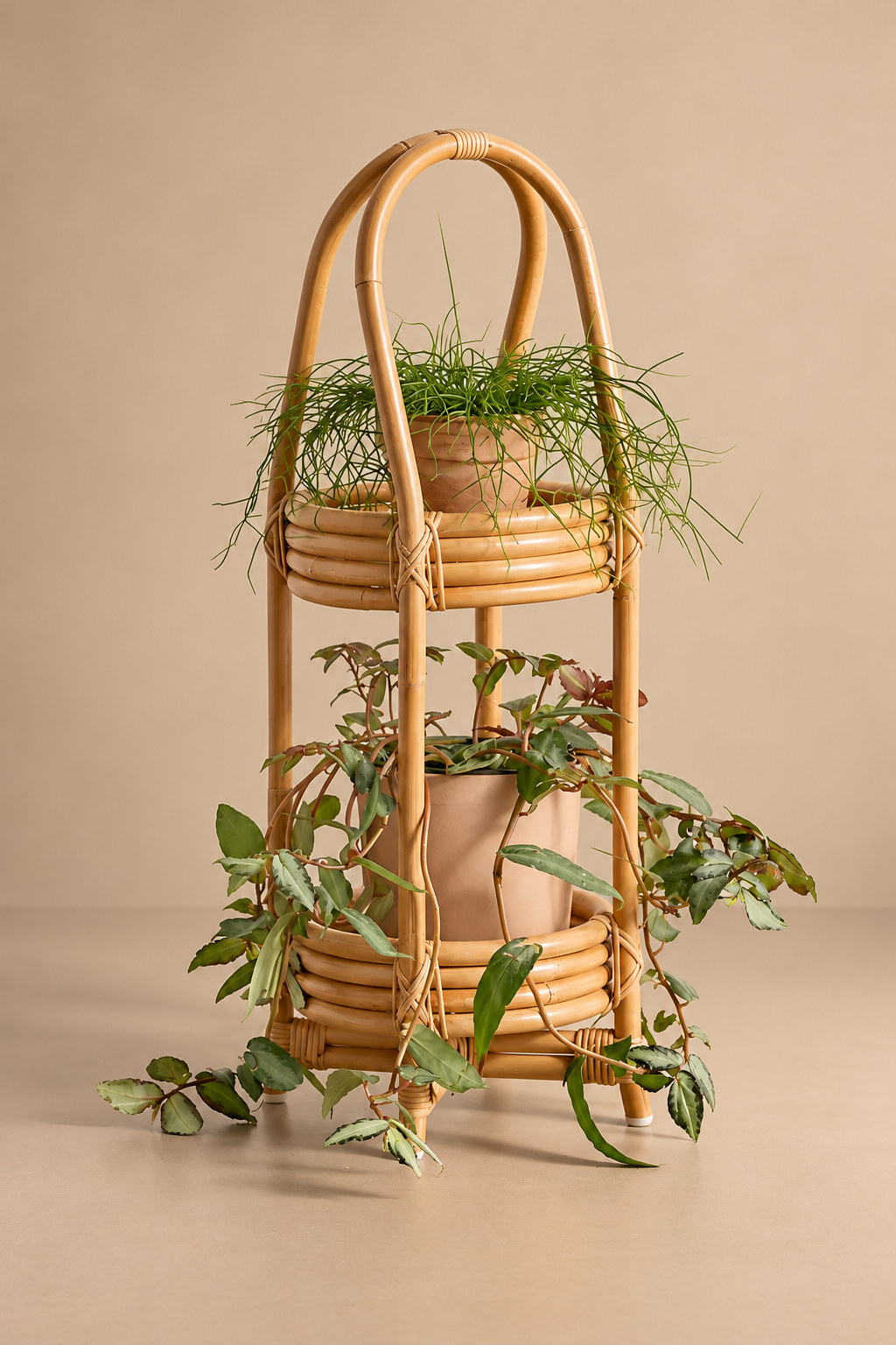 Rattan Plant Pots | Cane Flower Pots | Bamboo Planter - Standing — Canewoven