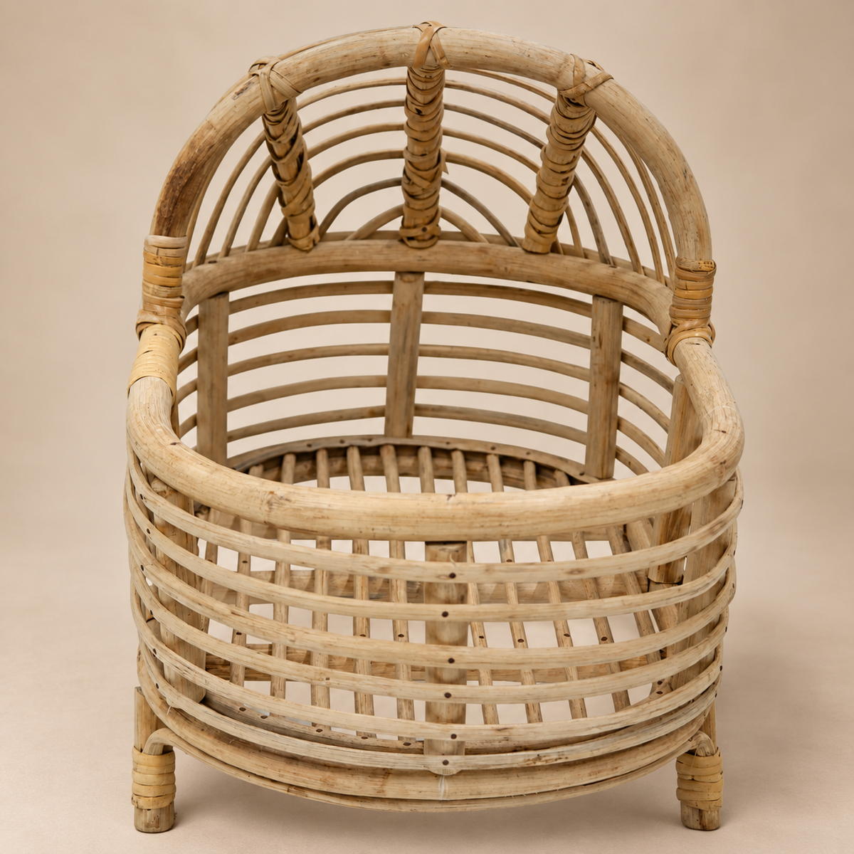 Rustic Cane Stroller | Natural Finish — Canewoven