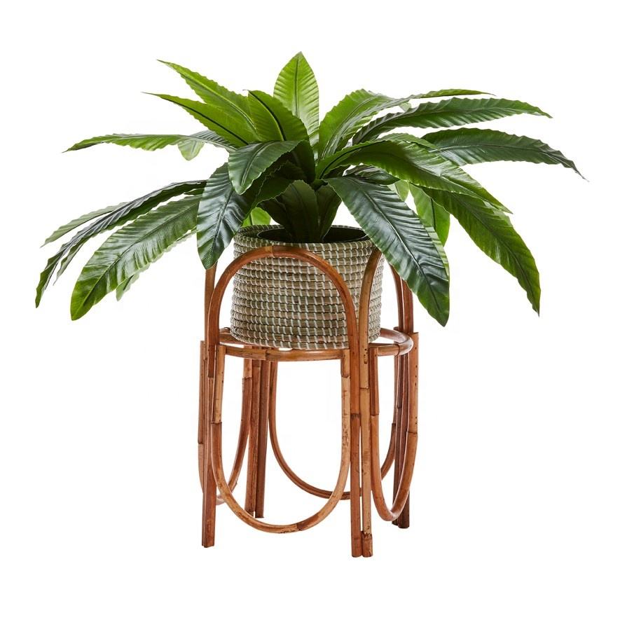 Rattan & Seagrass Plant Stand Set – Natural