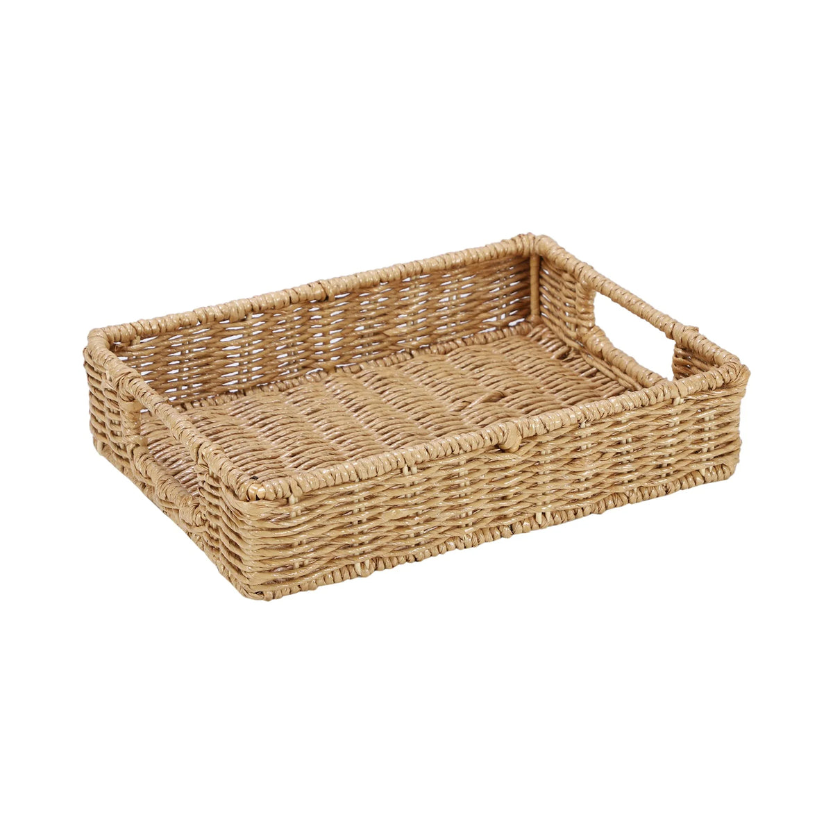 Seagrass Storage Basket 12x8x4 Inch for Bathroom - Tara — Canewoven