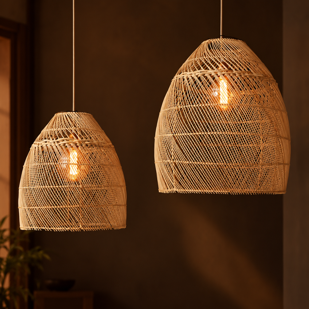 Solace Pendant Light — Canewoven