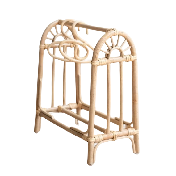 Handmade Rattan Kids Clothing Rack – 95 cm High