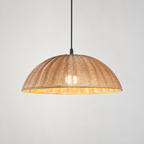 Vassa Cone Pendant Light — Canewoven