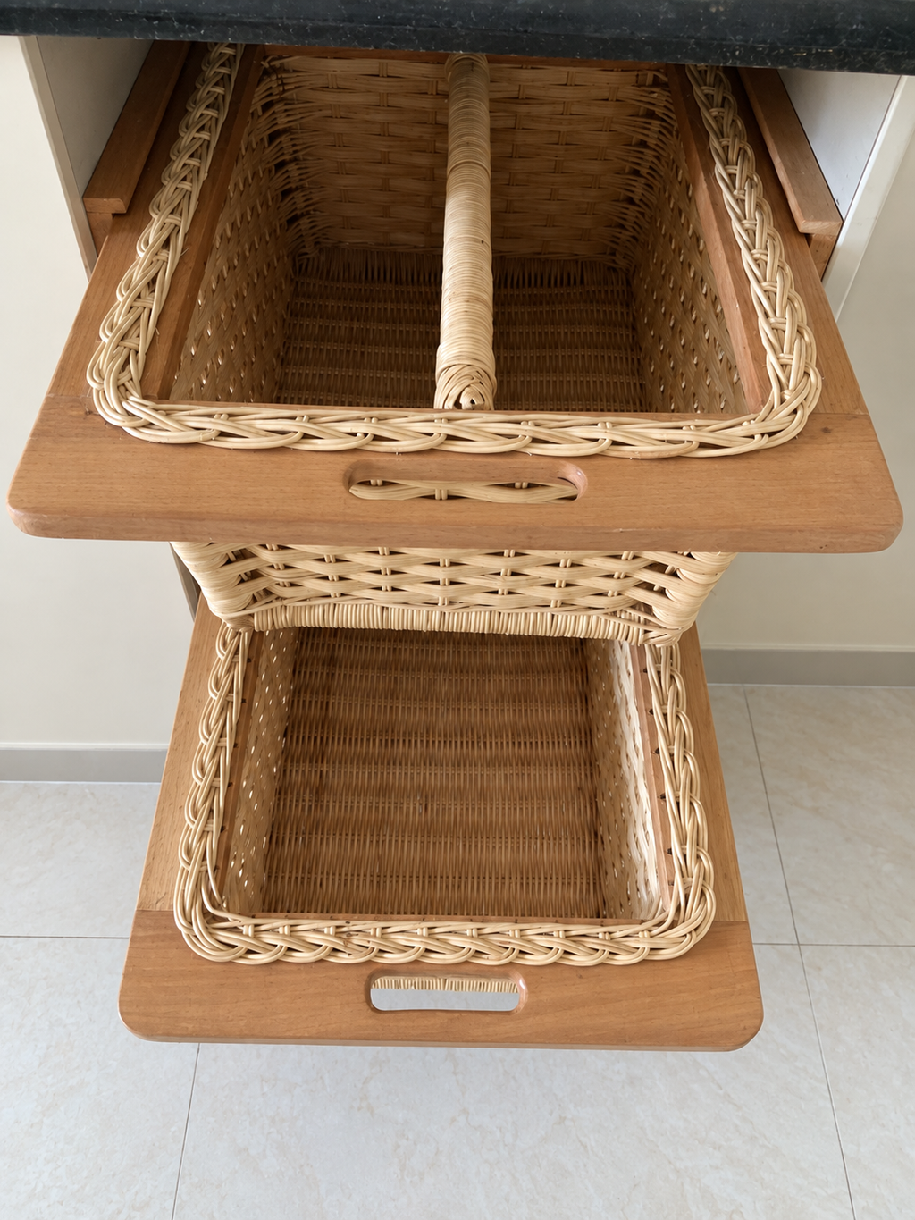 Wicker Basket for Modular Kitchen 20 x 20 Inch - Siya — Canewoven