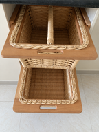 Wicker Basket for Modular Kitchen 20 x 20 Inch - Siya — Canewoven