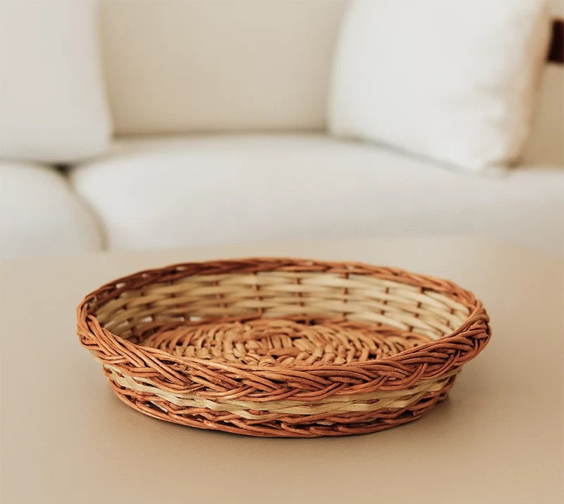 Wicker Baskets for Fruit and Kitchen Storage, Perfect Cane Gift Hamper — Canewoven