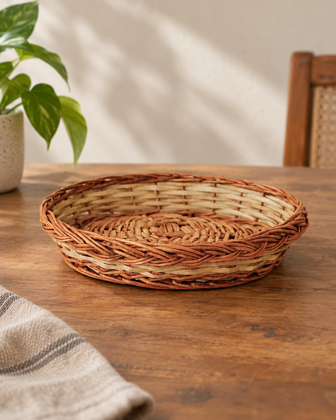 Wicker Baskets for Fruit and Kitchen Storage, Perfect Cane Gift Hamper — Canewoven
