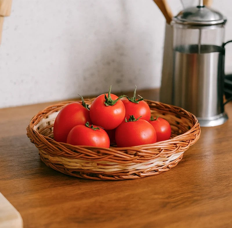 Wicker Baskets for Fruit and Kitchen Storage, Perfect Cane Gift Hamper — Canewoven