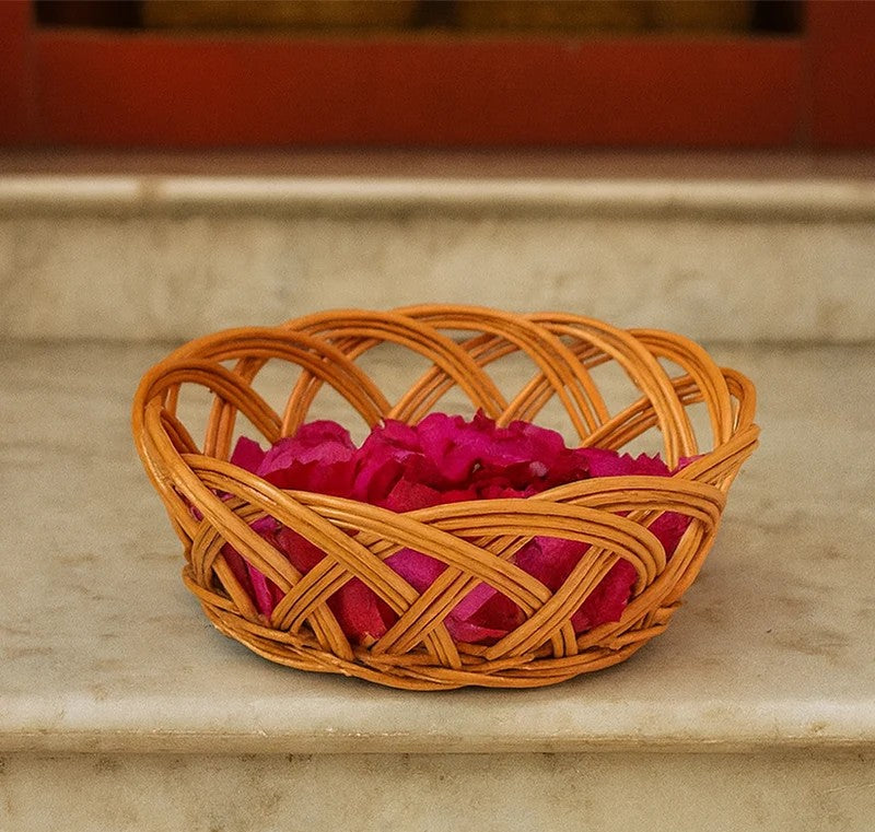 Wicker Baskets for Kitchen Storage and Fruits, Perfect Cane Gift Hamper — Canewoven
