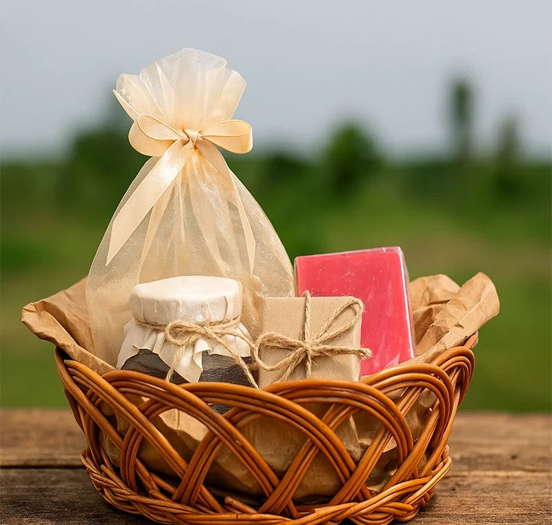 Wicker Baskets for Kitchen Storage and Fruits, Perfect Cane Gift Hamper — Canewoven