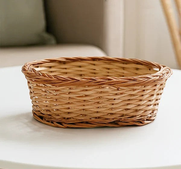 Wicker Fruit and Storage Baskets for Kitchen, Cane Gift Hamper — Canewoven