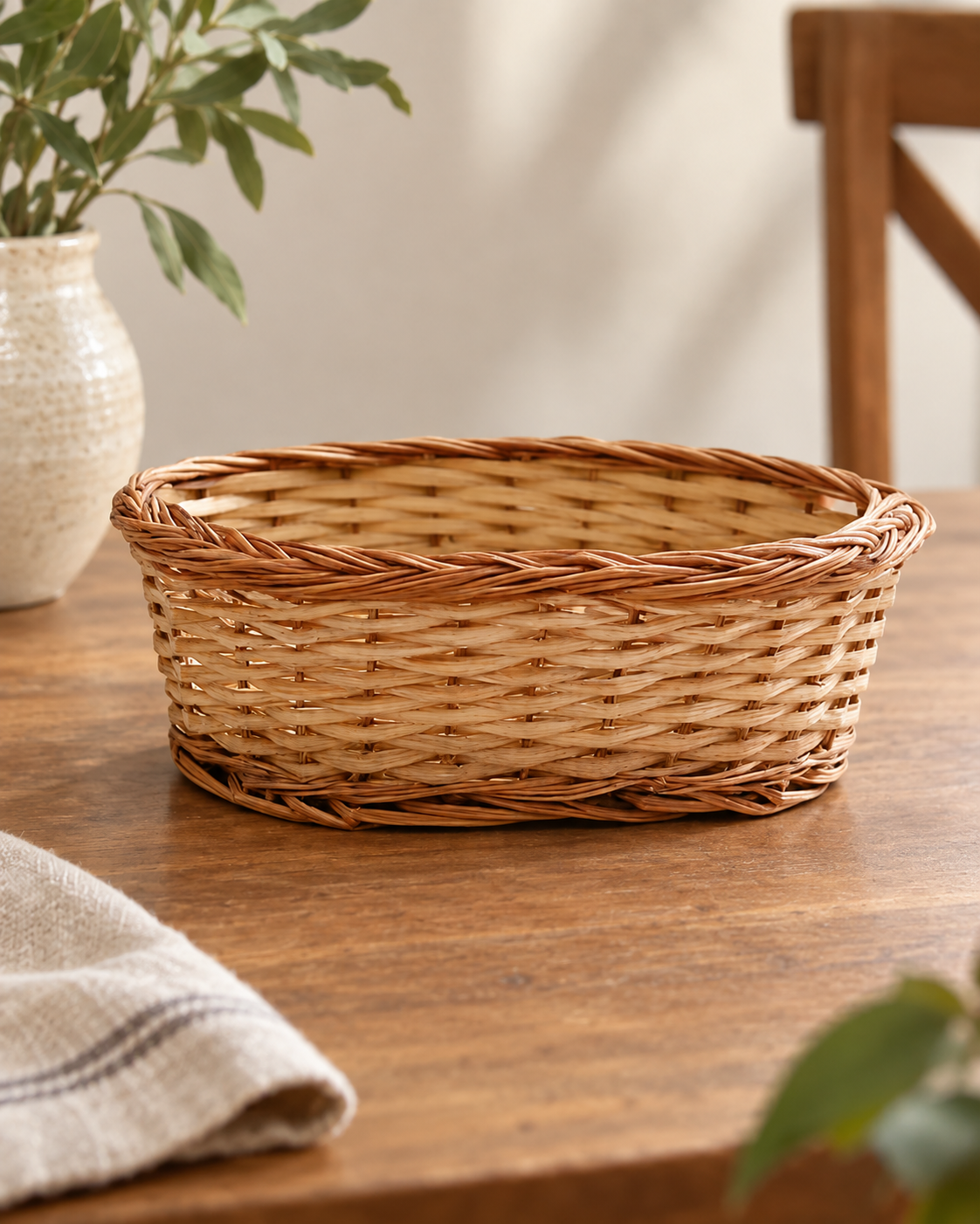 Wicker Fruit and Storage Baskets for Kitchen, Cane Gift Hamper — Canewoven
