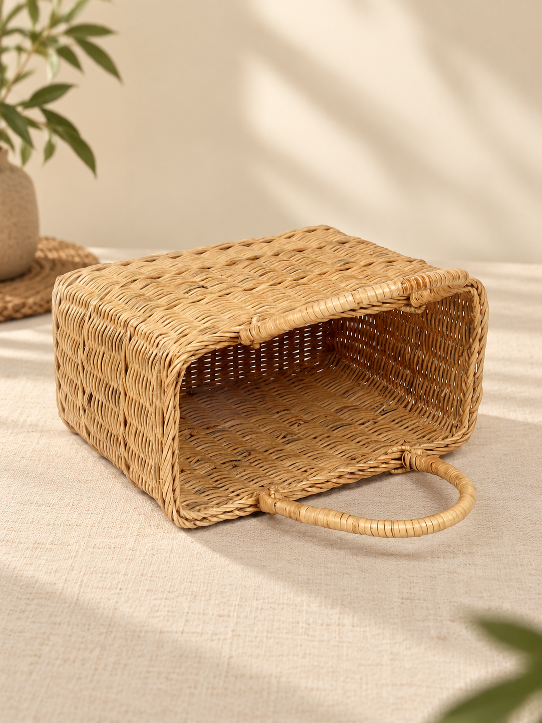 Wicker Picnic Basket for Garden, Park & Weekend Outings — Canewoven