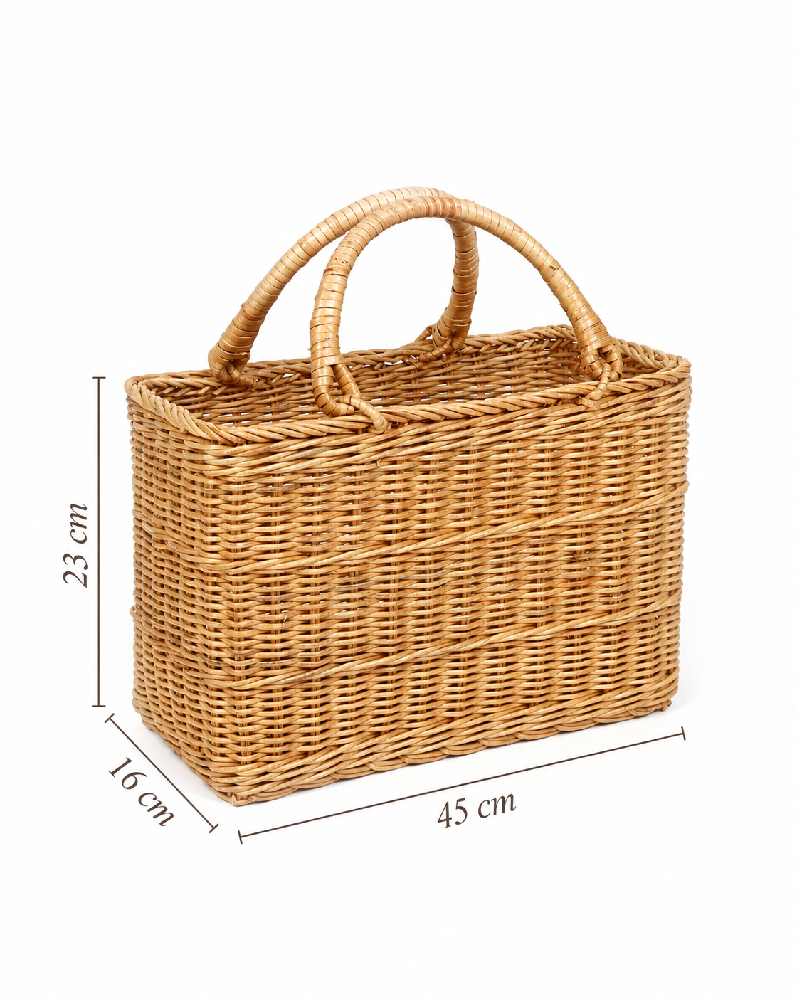 Wicker Picnic Basket for Garden, Park & Weekend Outings — Canewoven